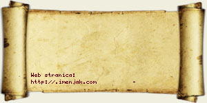 Anđela Srdanović vizit kartica